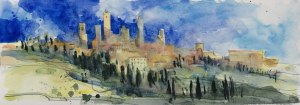 paesaggio toscano- san gimignano 2