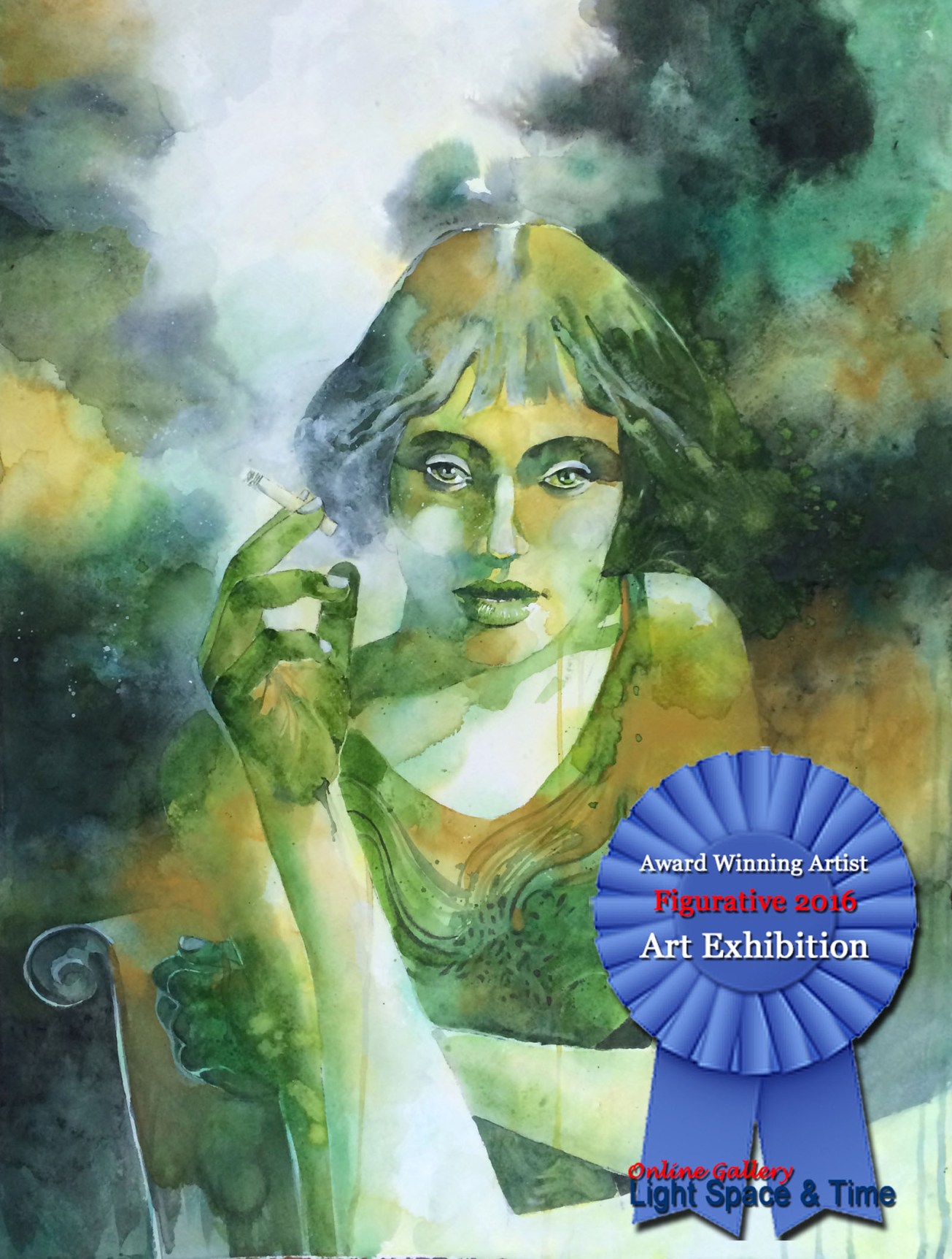 la ragazza che fumava