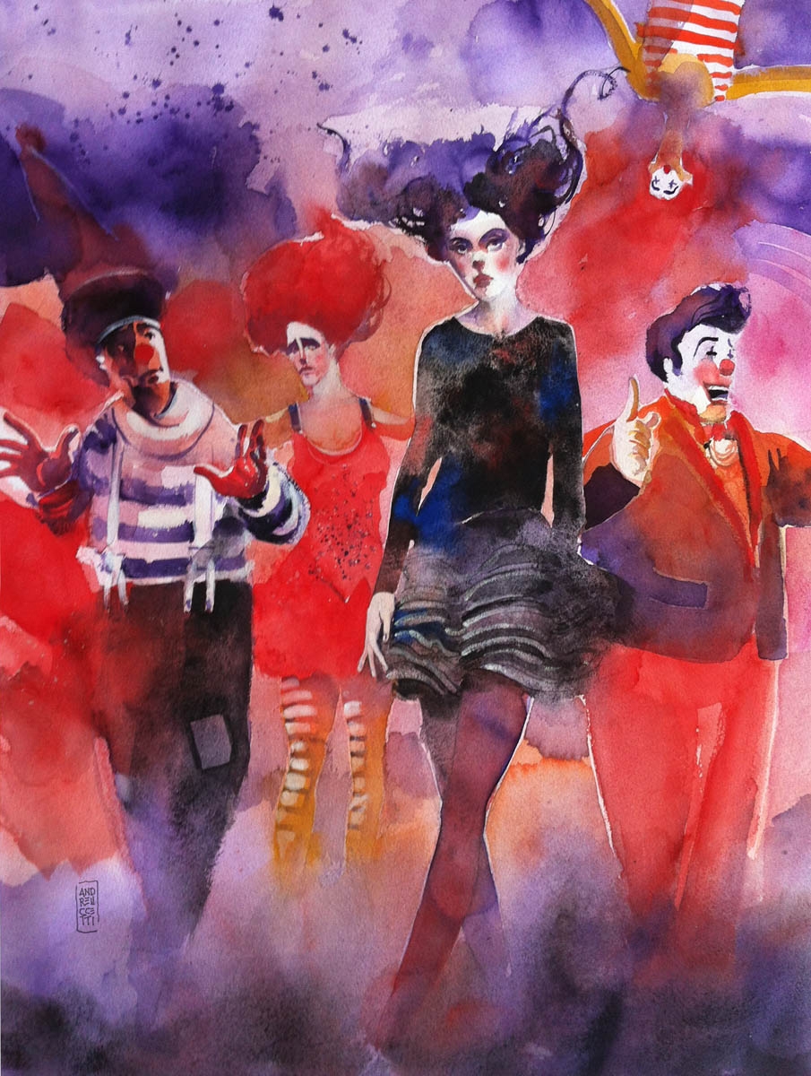 Alessandro Andreuccetti 1955 - Italian Watercolor painter - Tutt'Art@ (25)