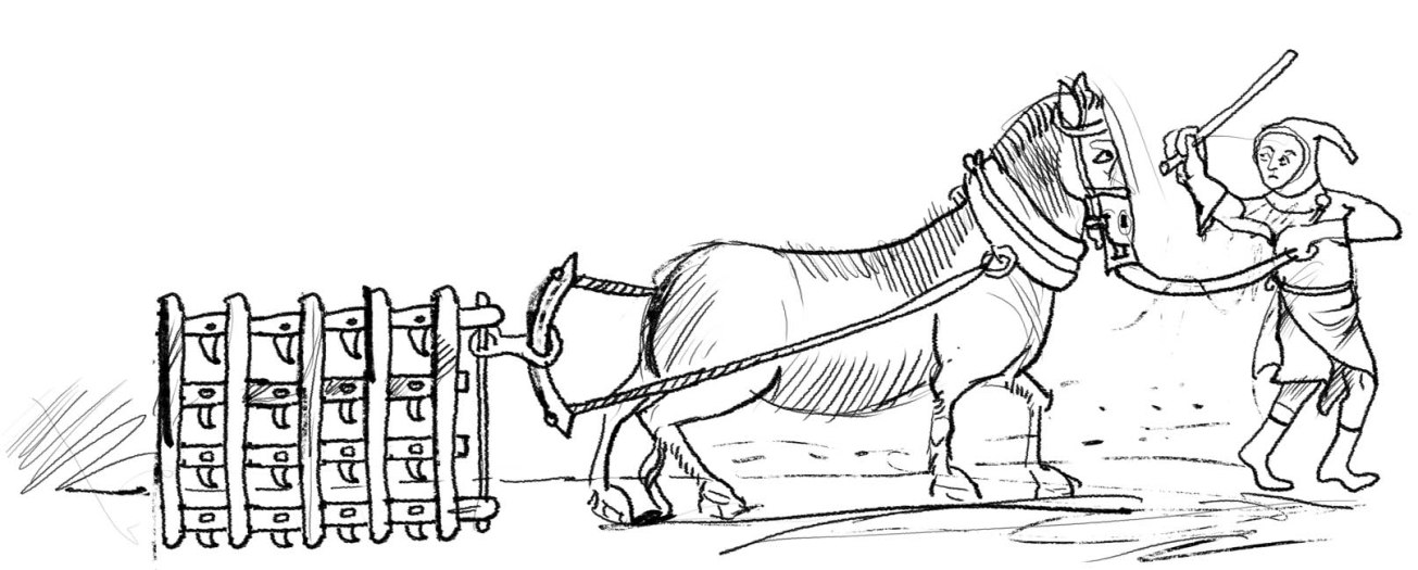 cavallo e contadinop