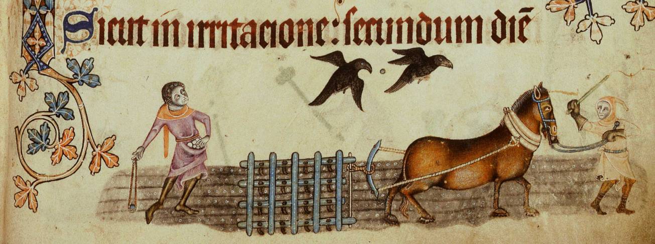 luttrell psalter 1330-Harrowing-l